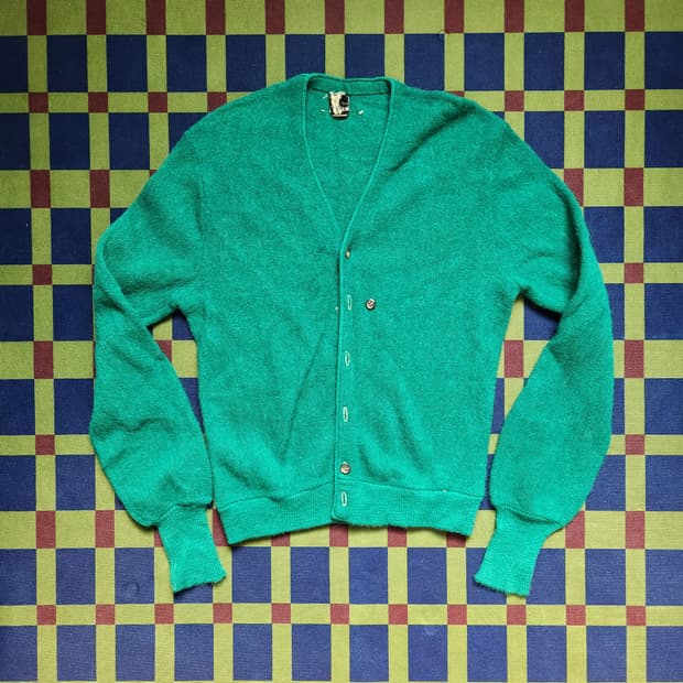 60s 아놀드 파머 로버트 브루스 알파카 가디건