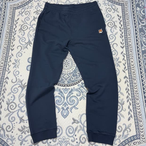 Maison Kitsuné 폭스 헤드 조깅 팬츠