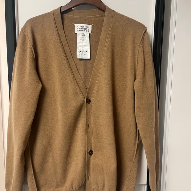 XL 마르지엘라 캐시미어100%가디건 
