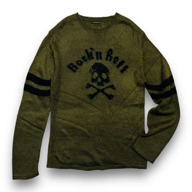 Timely Warning Rock'n Roll skull kint