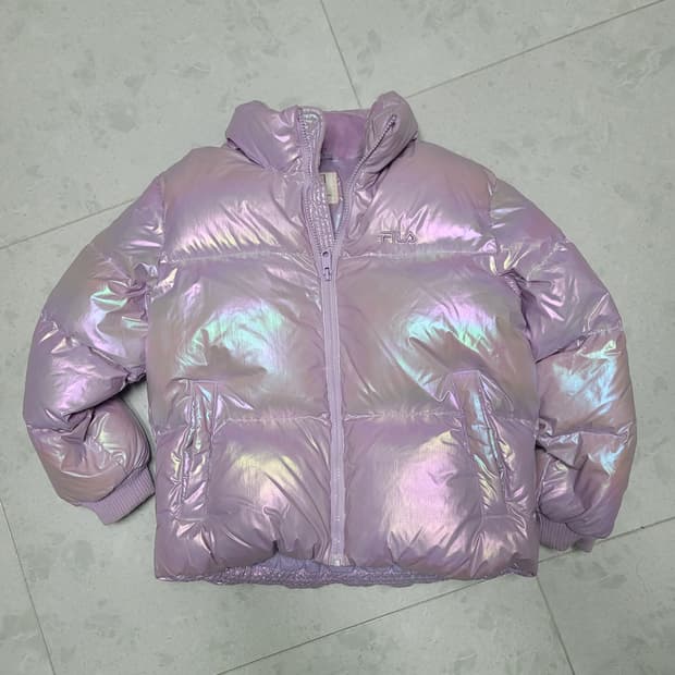 휠라 구스다운 패딩 키즈 145사이즈 상태굿

