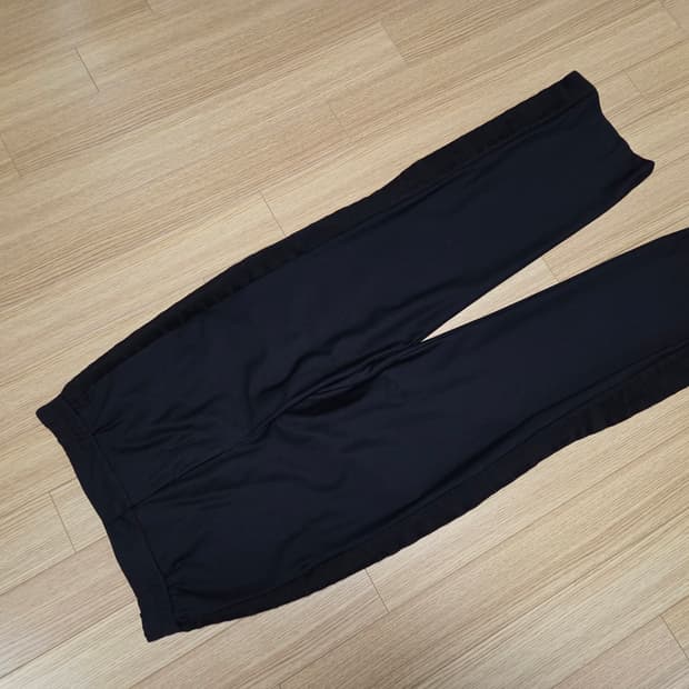 시스템 옴므 사이드 라인 래터링 버튼 와이드 슬랙스  