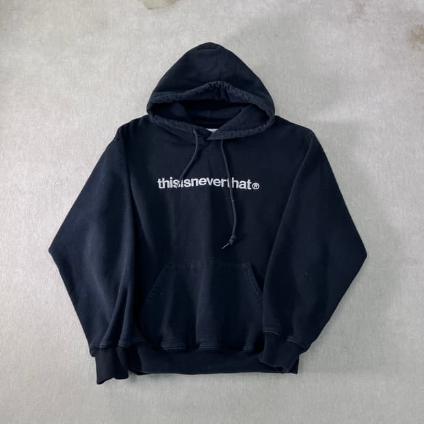 95 디스이즈네버댓 빅로고 후드티
