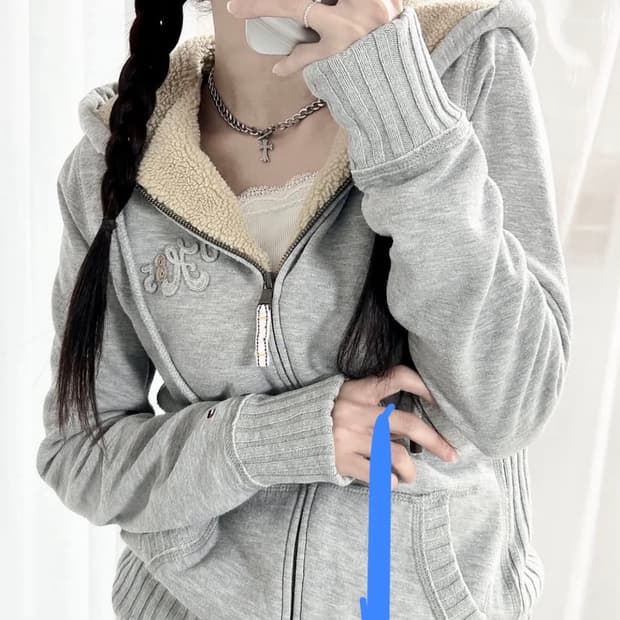 타미힐피거 빈티지 후드집업