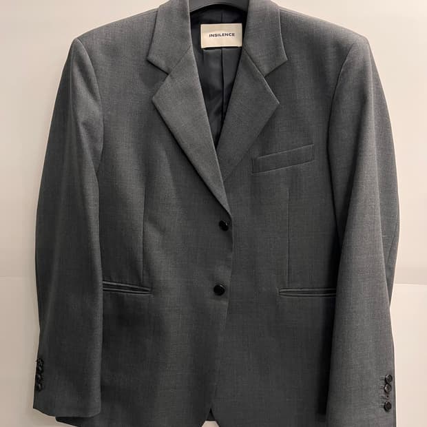 인사일런스 그레이 울 자켓 M