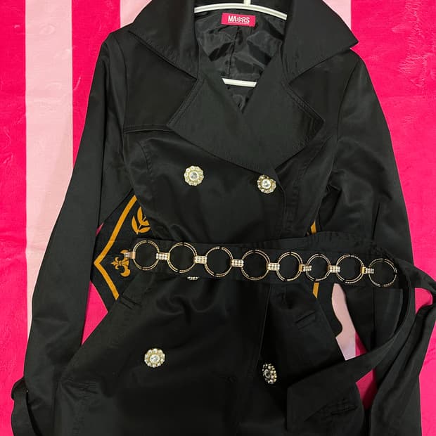 마즈 오네갸루 갸루 트렌치코트