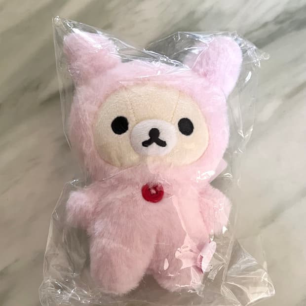 코리락쿠마 가득 시리즈 우사기 마스코트 키링 미개봉