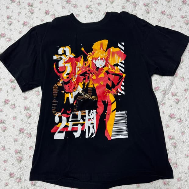 에반게리온 아스카 티셔츠