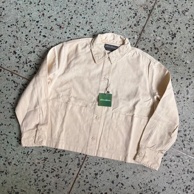 에디바우어 아이보리 셔츠 자켓