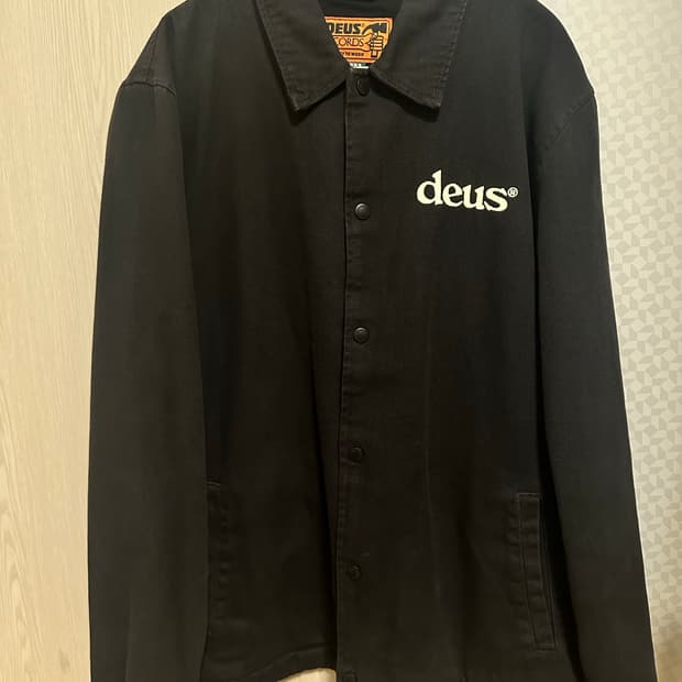 데우스 엑스 마키나 레코드 코리아 캔버스 자켓 L