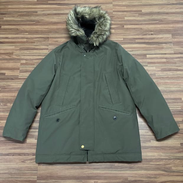 갭 프리마로프트 n3b 스노클 파카 패딩 밀리터리 카키 그린 올드갭