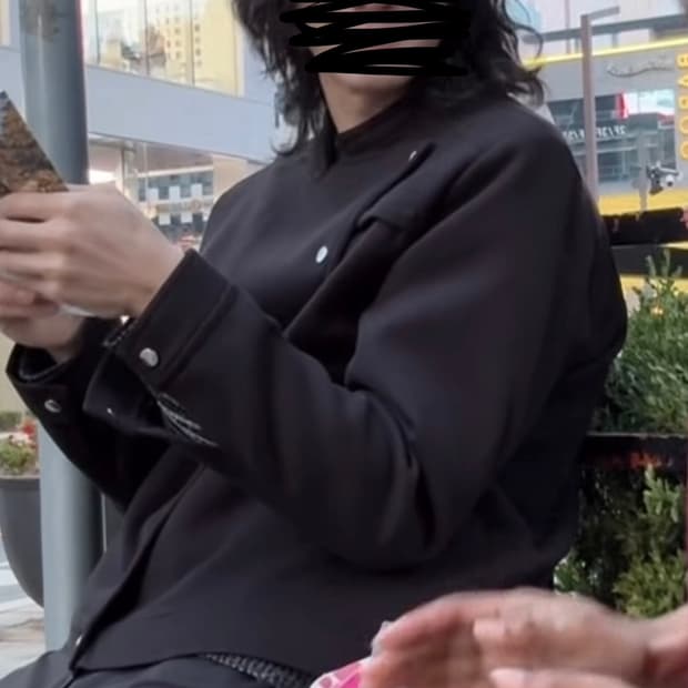 사선 단추 펜싱자켓