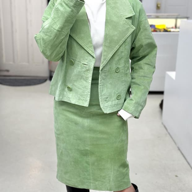 Vintage Leather two piece 