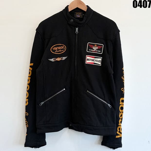 밴슨(VANSON) 코튼 라이더 스타일 집업 자켓 XL 0407