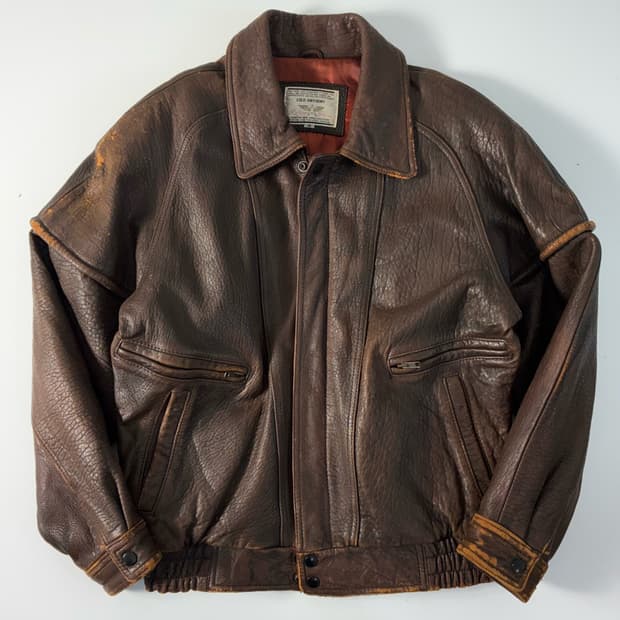 Lold anthony  램스킨 레더 가죽 자켓