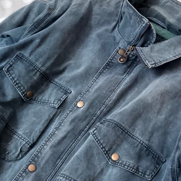 빈티지 청 워크자켓