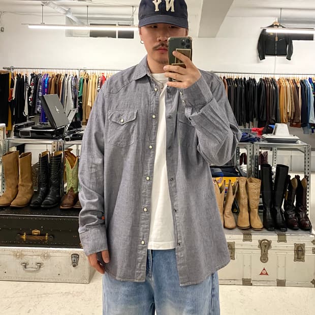OLD GAP western chambray shirts 올드갭 웨스턴