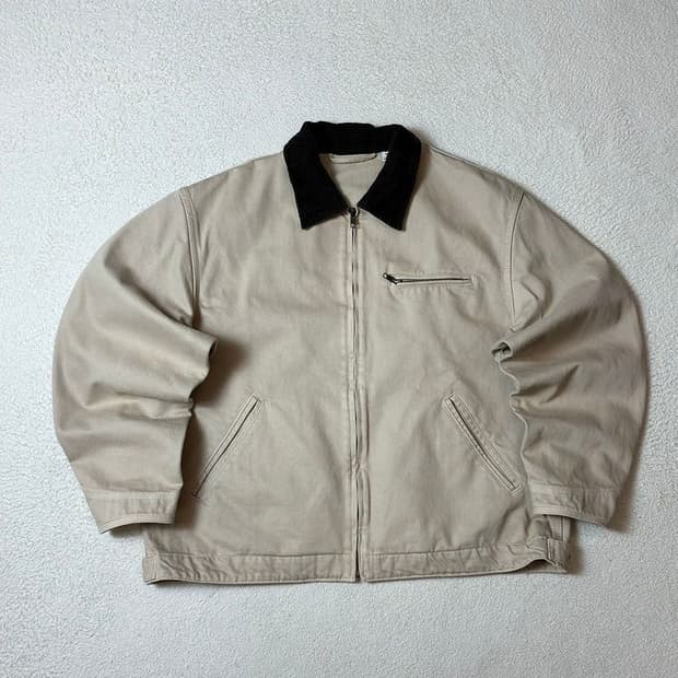 지유 GU 워시드 코튼 아메카지 워크 자켓 PN7601