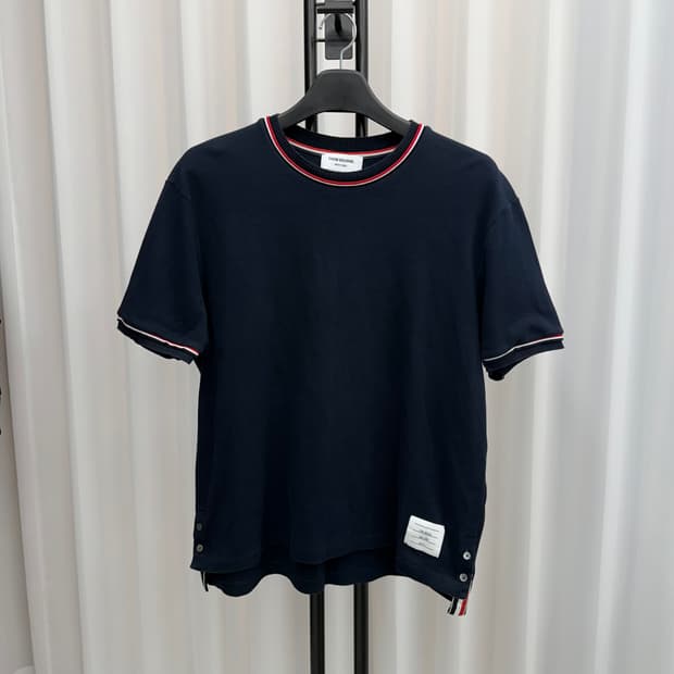 [4] 톰브라운 밀라노 스트라이프 반팔티