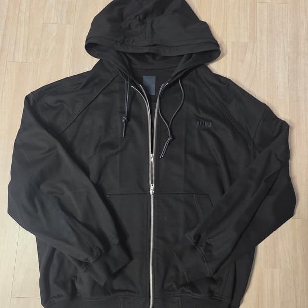 준지 더블 레이어드 후드 집업