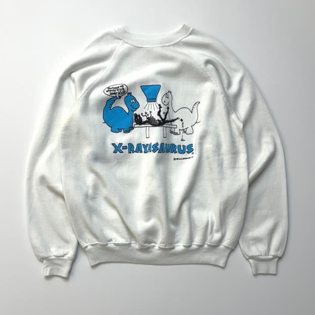 [XL] Hanes USA X-RAYSAURUS 스웻셔츠