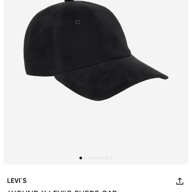 리바이스 X JJJOUND 스웨이드 캡