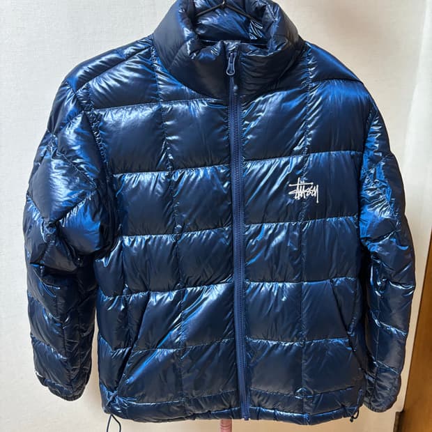 스투시 미드웨이트 퍼퍼 로얄 블루 경량패딩