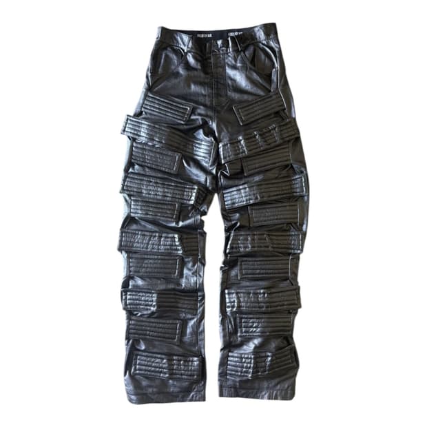 후드바이에어 17FW 레더팬츠 미발매 샘플