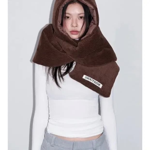 [새상품] 인아웃사이드 머플라바 바라클라바 브라운