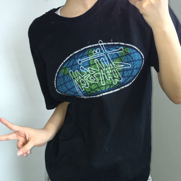 Stussy 스투시 블랙 티셔츠