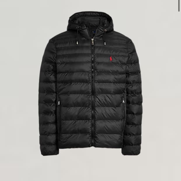 폴로 경량 패딩 xl 새상품 블랙