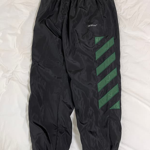 오프화이트 디아그 나일론 트랙팬츠