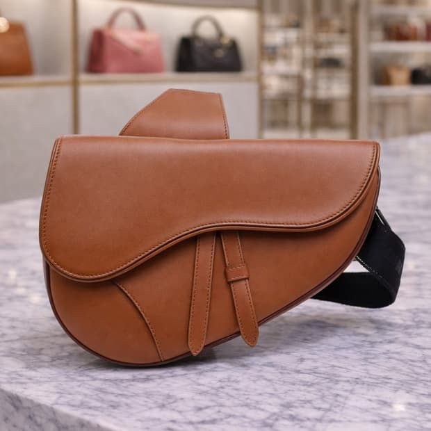 [S급] 디올 옴므 남성 새들백 브라운 판매합니다!!!