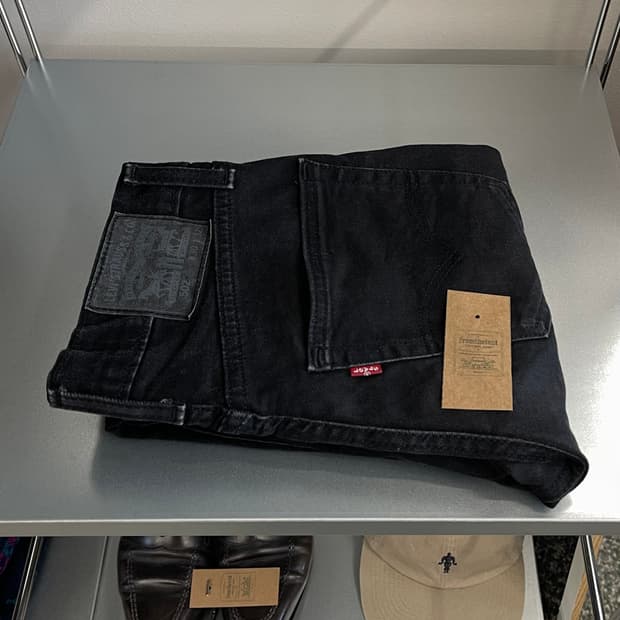 리바이스 502 블랙진 (30)