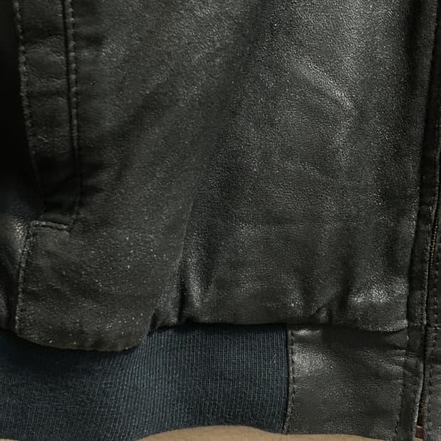 리바이스 레더 봄버 자켓