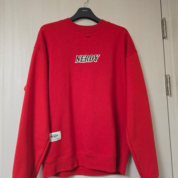 널디 오버핏 기모 도톰 맨투맨 L