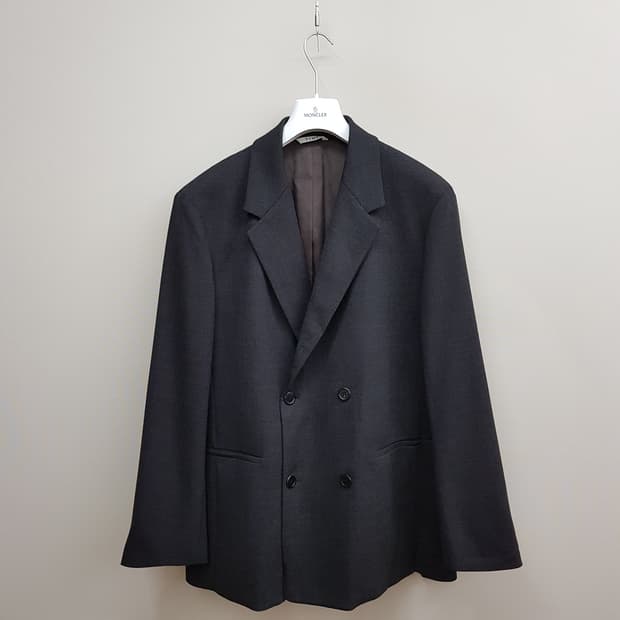 한섬 타임옴므 2022 더블 버튼 클래식 울 블레이저 자켓 105사이즈