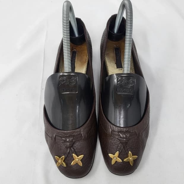 루이비통 브라운 플랫슈즈 정품 36 사이즈