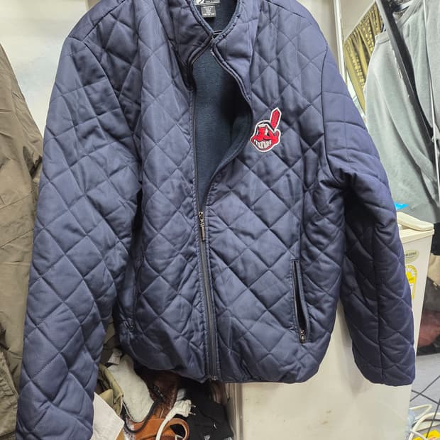 클리브랜스  인디언스  퀼팅 자켓