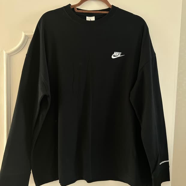 나이키 X 파스마이너스원 롱슬리브 블랙S