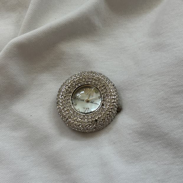 vintage accent metal jewelry watch head