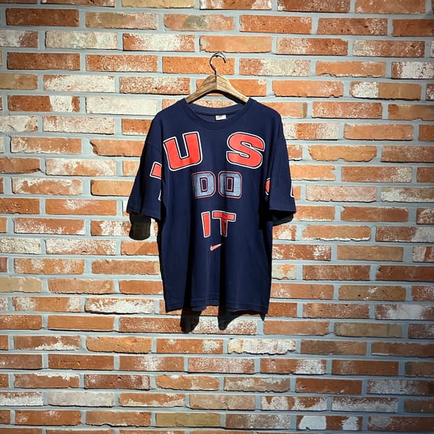 90s 빈티지 나이키 Just Do It 반팔 티셔츠