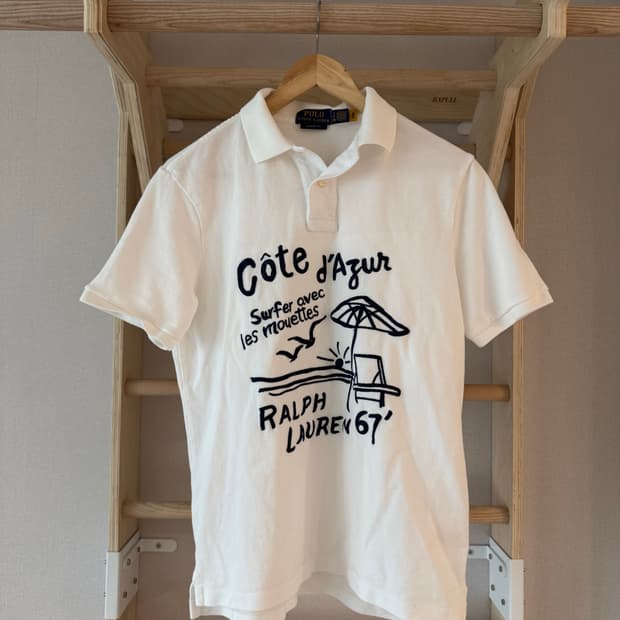 (95)폴로 랄프로렌 화이트 카라티 폴로티