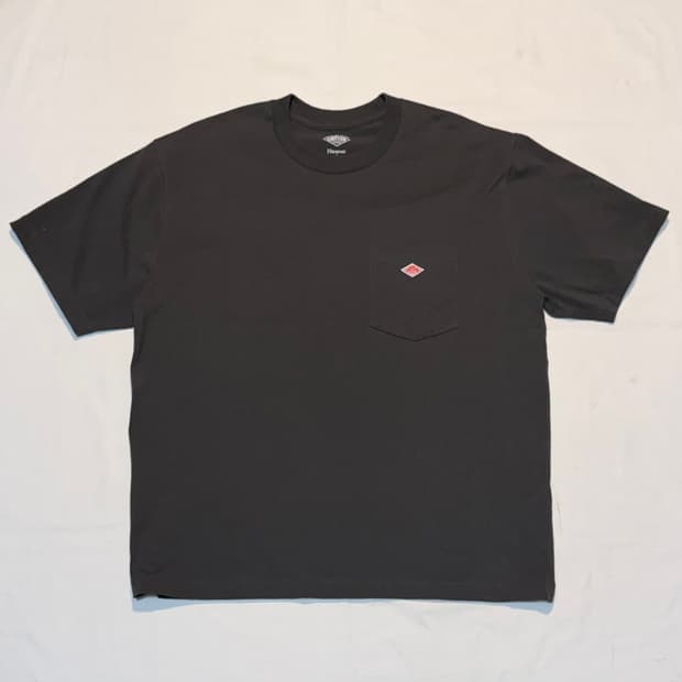 단톤 22FW 포켓 반팔 티셔츠 딥 그레이