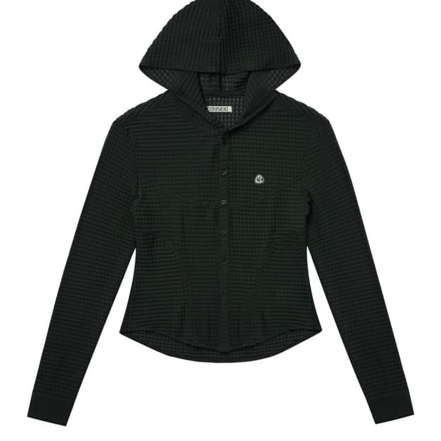 코이세이오 라운드 후디 셔츠 차콜