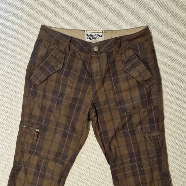 써스데이 아일랜드 밀리터리 팬츠 L 