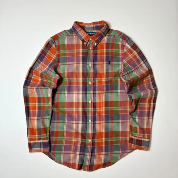 폴로 랄프로렌 00's 코튼 체크 셔츠 PN8148