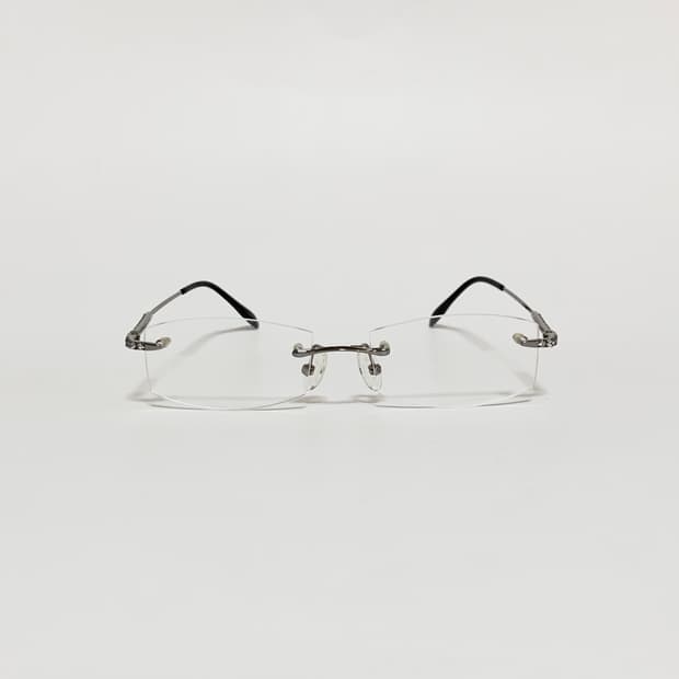 949 데드스탁 빈티지안경 무테 큐빅 포인트 y2k 초경량 픽키