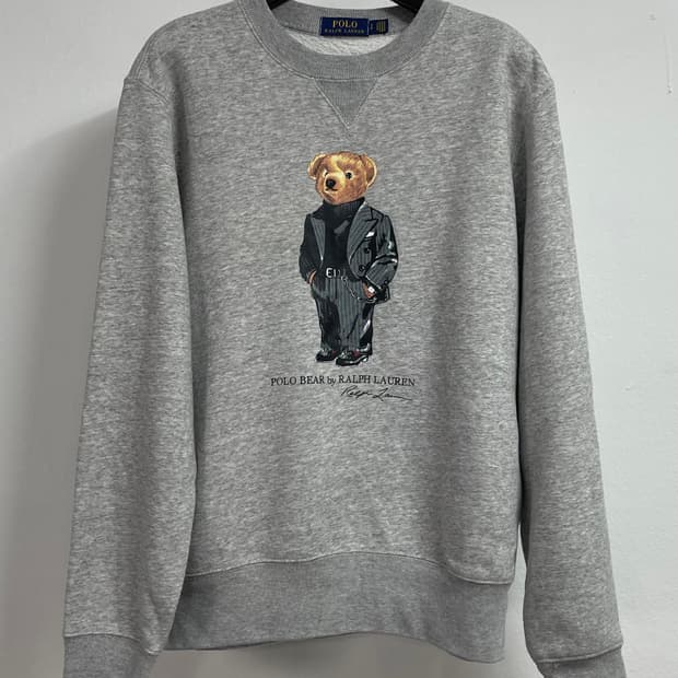 폴로 랄프로렌 베어 그레이 맨투맨 (on.362)  