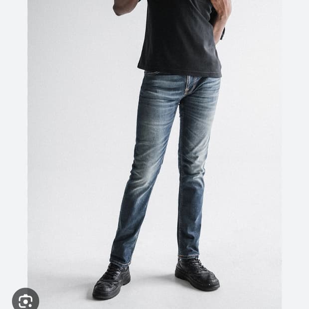 누디진 nudie jean thin finn oscar worn dark